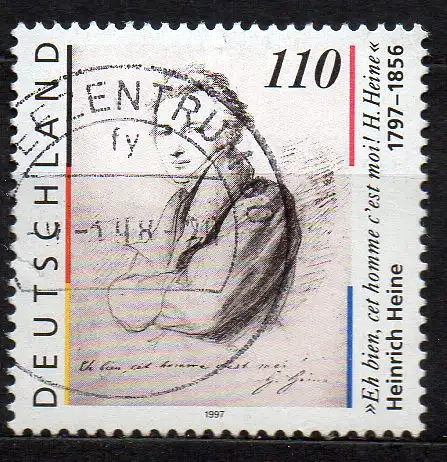 BRD, Mi-Nr. 1962 gest., Heinrich Heine