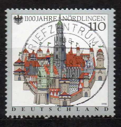 BRD, Mi-Nr. 1965 gest., 1100 Jahre Nördlingen