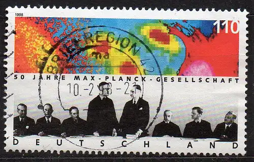 BRD, Mi-Nr. 1973 gest., Max-Planck-Gesellschaft zur Förderung der Wissenschaften