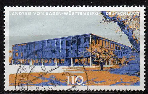 BRD, Mi-Nr. 1974 gest., Landtag von Baden-Württemberg in Stuttgart