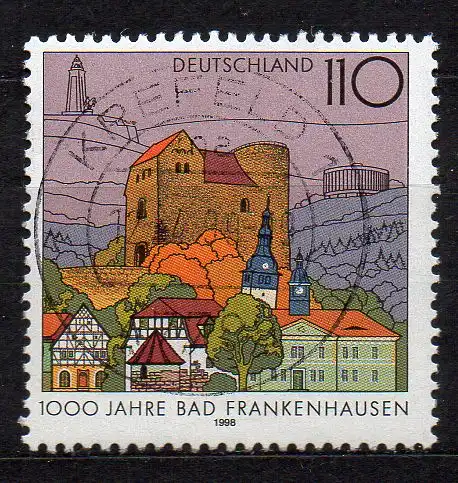 BRD, Mi-Nr. 1978 gest., 1000 Jahre Bad Frankenhausen