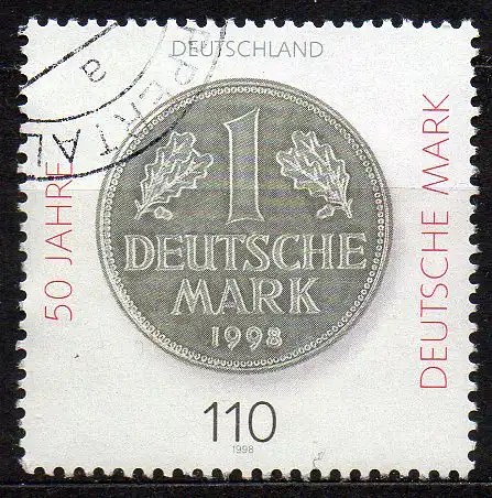 BRD, Mi-Nr. 1996 gest., 50 Jahre Deutsche Mark