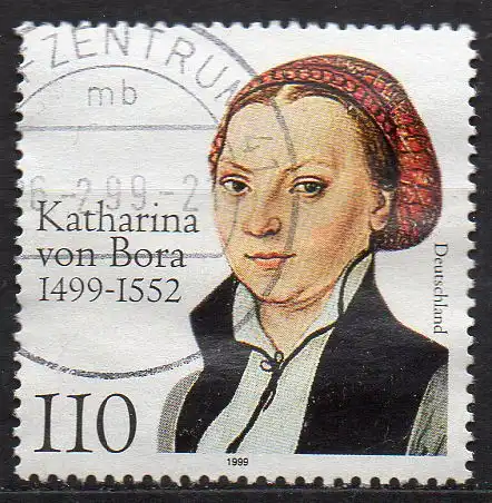 BRD, Mi-Nr. 2029 gest., Katharina von Bora