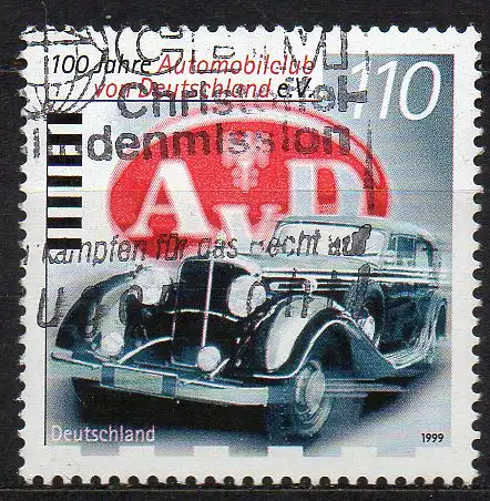 BRD, Mi-Nr. 2043 gest., 100 Jahre Automobilclub von Deutschland