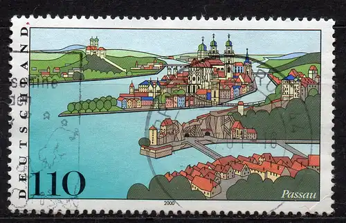 BRD, Mi-Nr. 2103 gest., Bilder aus Deutschland - Passau