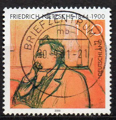 BRD, Mi-Nr. 2131 gest., Friedrich Nietzsche