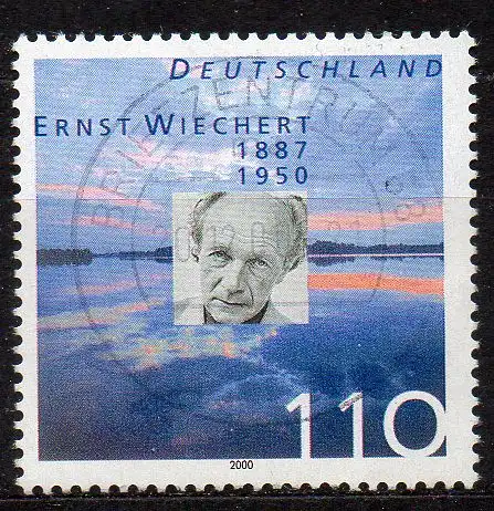 BRD, Mi-Nr. 2132 gest., Ernst Wiechert