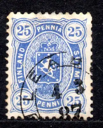 Finnland, Mi-Nr. 23 gest., Wappen