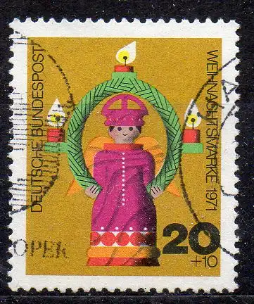 BRD, Mi-Nr. 709 gest., Weihnachten 1971