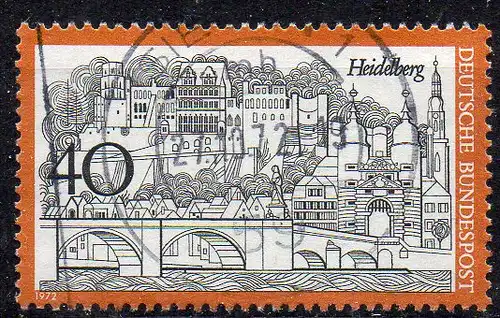 BRD, Mi-Nr. 747 gest., Fremdenverkehr: Heidelberg