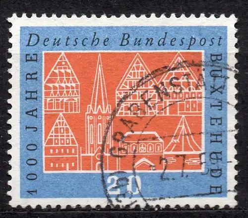 BRD, Mi-Nr. 312 gest., 1000 Jahre Buxtehude
