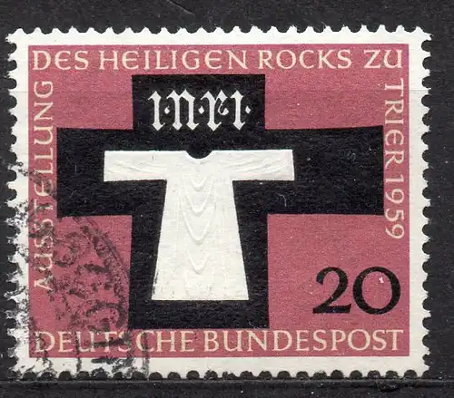 BRD, Mi-Nr. 313 gest., Ausstellung des Heiligen Rocks, Trier