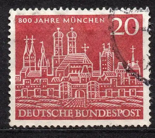 BRD, Mi-Nr. 289 gest., 800 Jahre München