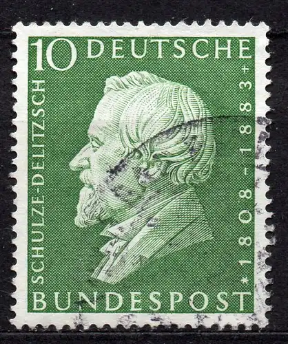 BRD, Mi-Nr. 293 gest., Hermann Schulze-Delitzsch