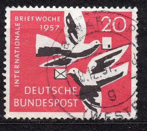 BRD, Mi-Nr. 276 gest., Internationale Briefwoche