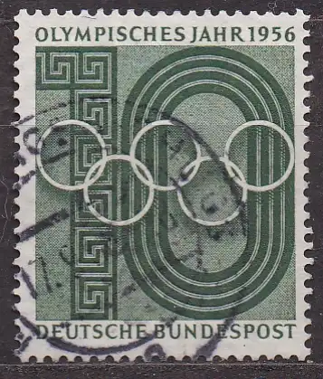 BRD, Mi-Nr. 231 gest., Olympisches Jahr