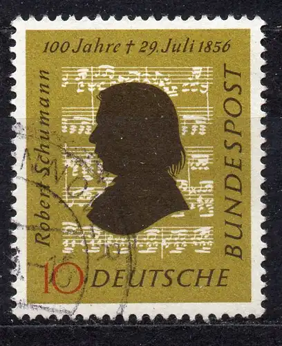 BRD, Mi-Nr. 234 gest., Robert Schumann