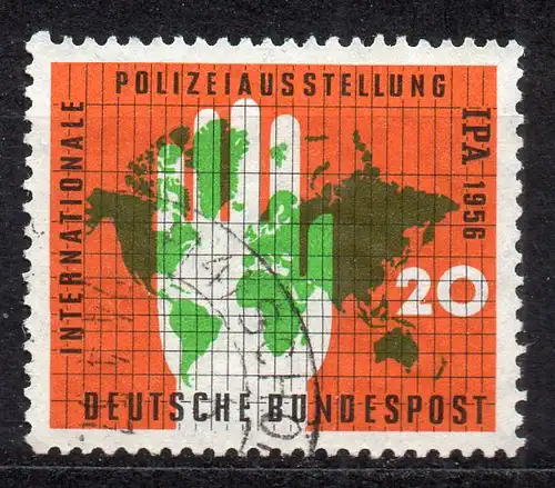 BRD, Mi-Nr. 240 gest., Polizeiausstellung Essen