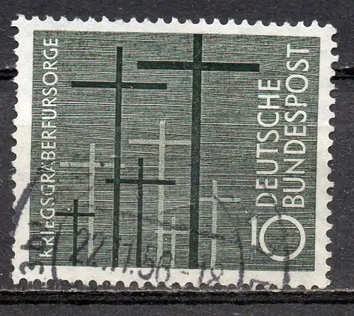 BRD, Mi-Nr. 248 gest., Kriegsgräberfürsorge