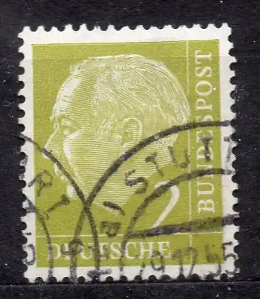 BRD, Mi-Nr. 177 gest., Bundespräsident Theodor Heuss I