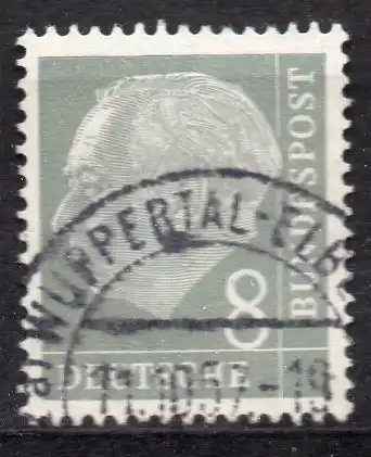 BRD, Mi-Nr. 182 gest., Bundespräsident Theodor Heuss I