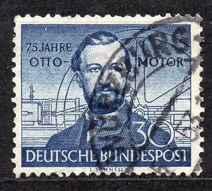 BRD, Mi-Nr. 150 gest., 75 Jahre Otto-Motor