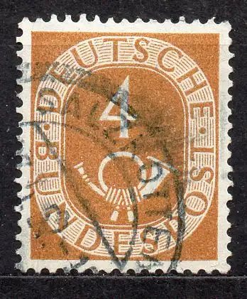 BRD, Mi-Nr. 124 gest., Posthorn