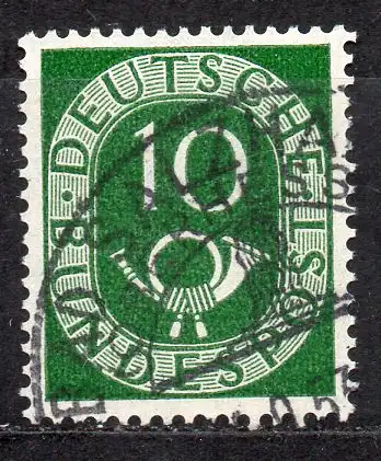 BRD, Mi-Nr. 128 gest., Posthorn