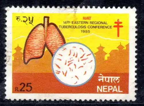 Nepal, Mi-Nr. 458 gest.