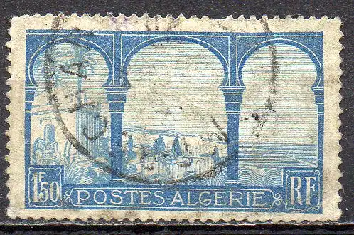 Algerien, Mi-Nr. 84 gest., Blick auf die Bucht von Algier