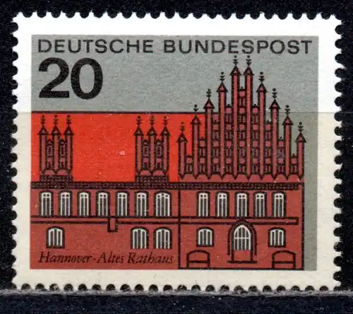 BRD, Mi-Nr. 416 **, Hauptstädte der Länder: Hannover / Niedersachsen