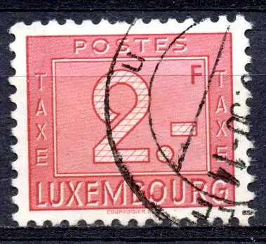 Luxemburg, Portomarke Mi-Nr. 32 gest., 