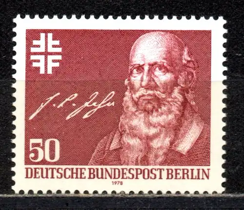 Berlin, Mi-Nr. 570 **, 200. Geburtstag von Turnvater Jahn