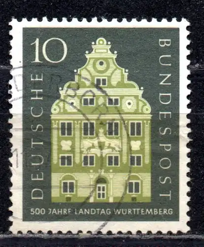 BRD, Mi-Nr. 279 gest., 500 Jahre Landtag Württemberg