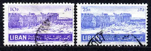 Libanon, Mi-Nr. 468 + 470 gest., 
