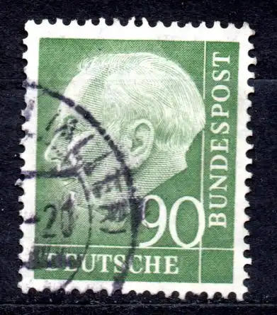 BRD, Mi-Nr. 193 gest., Bundespräsident Theodor Heuss I