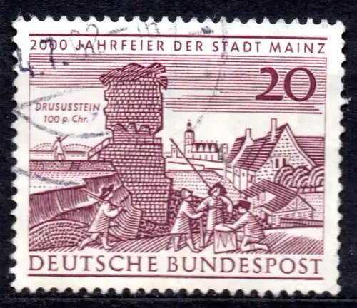 BRD, Mi-Nr. 375 gest., 2000 Jahre Mainz
