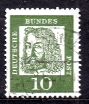 BRD, Mi-Nr. 350 x gest., Bedeutende Deutsche: Albrecht Dürer