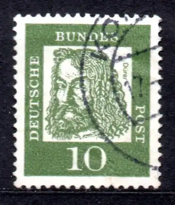 BRD, Mi-Nr. 350 y gest., Bedeutende Deutsche: Albrecht Dürer
