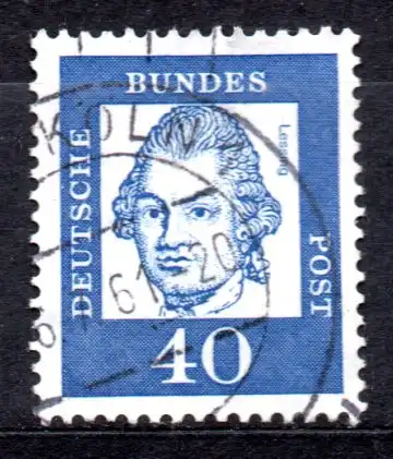 BRD, Mi-Nr. 355 x gest., Bedeutende Deutsche: Ephraim Lessing