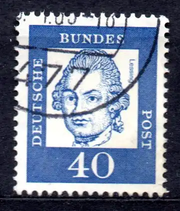 BRD, Mi-Nr. 355 y gest., Bedeutende Deutsche: Ephraim Lessing