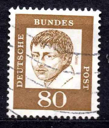 BRD, Mi-Nr. 359 y gest., Bedeutende Deutsche: Heinrich von Kleist