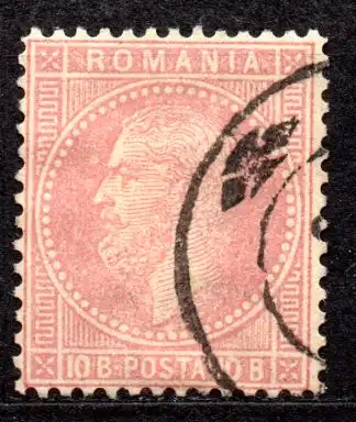 Rumänien, Mi-Nr. 51 A gest., Fürst Karl I.