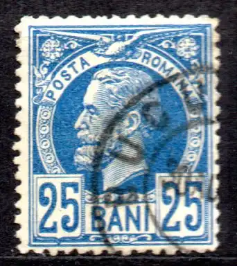 Rumänien, Mi-Nr. 67 gest., König Karl I.