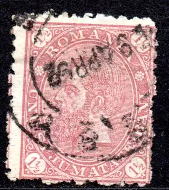 Rumänien, Mi-Nr. 83 gest., König Karl I.
