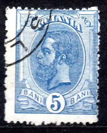 Rumänien, Mi-Nr. 102 Y gest., König Karl I.
