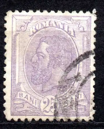 Rumänien, Mi-Nr. 105 Y gest., König Karl I.