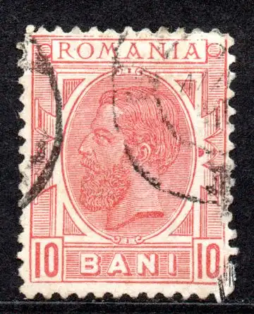Rumänien, Mi-Nr. 133 gest., König Karl I.