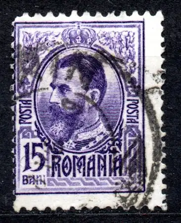 Rumänien, Mi-Nr. 214 gest., König Karl I.