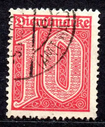Deutsches Reich, Dienstmarke Mi-Nr. 24 gest., Dienstmarken für alle Länder